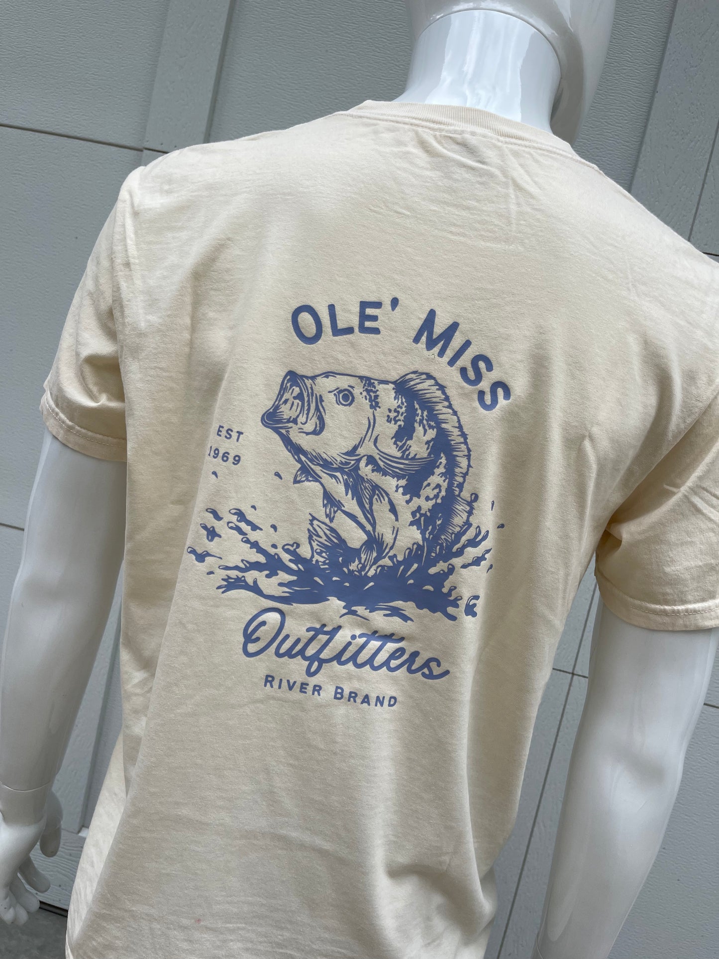 GONE FISHIN' TEE OFF WHITE